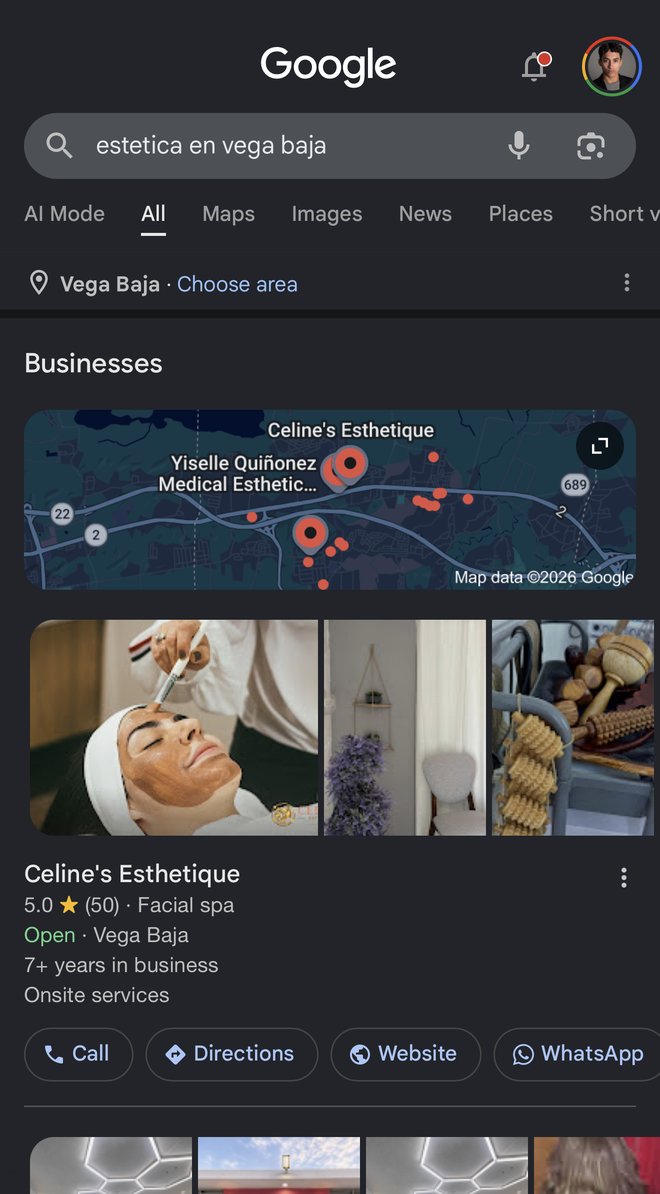 Celine's Esthétique de primera en Google